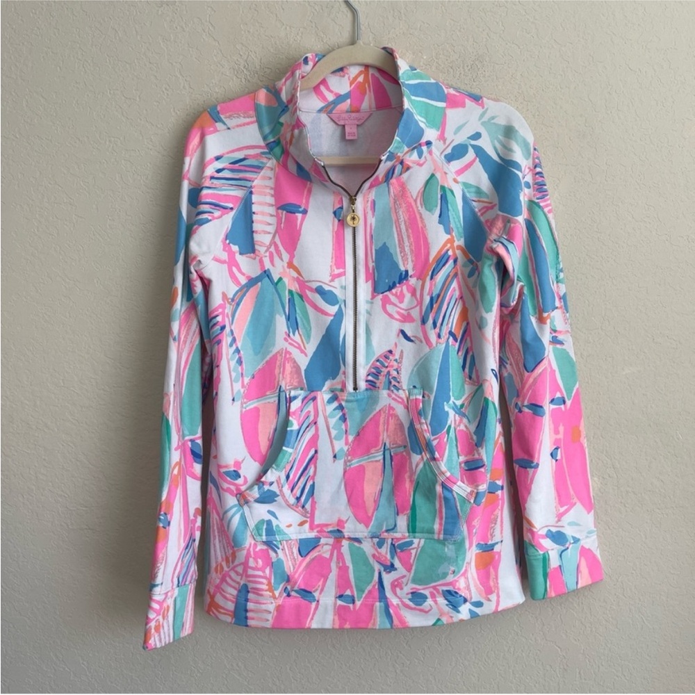 Lilly Pulitzer Pullover Out To Sea Skipper Sweatshirt